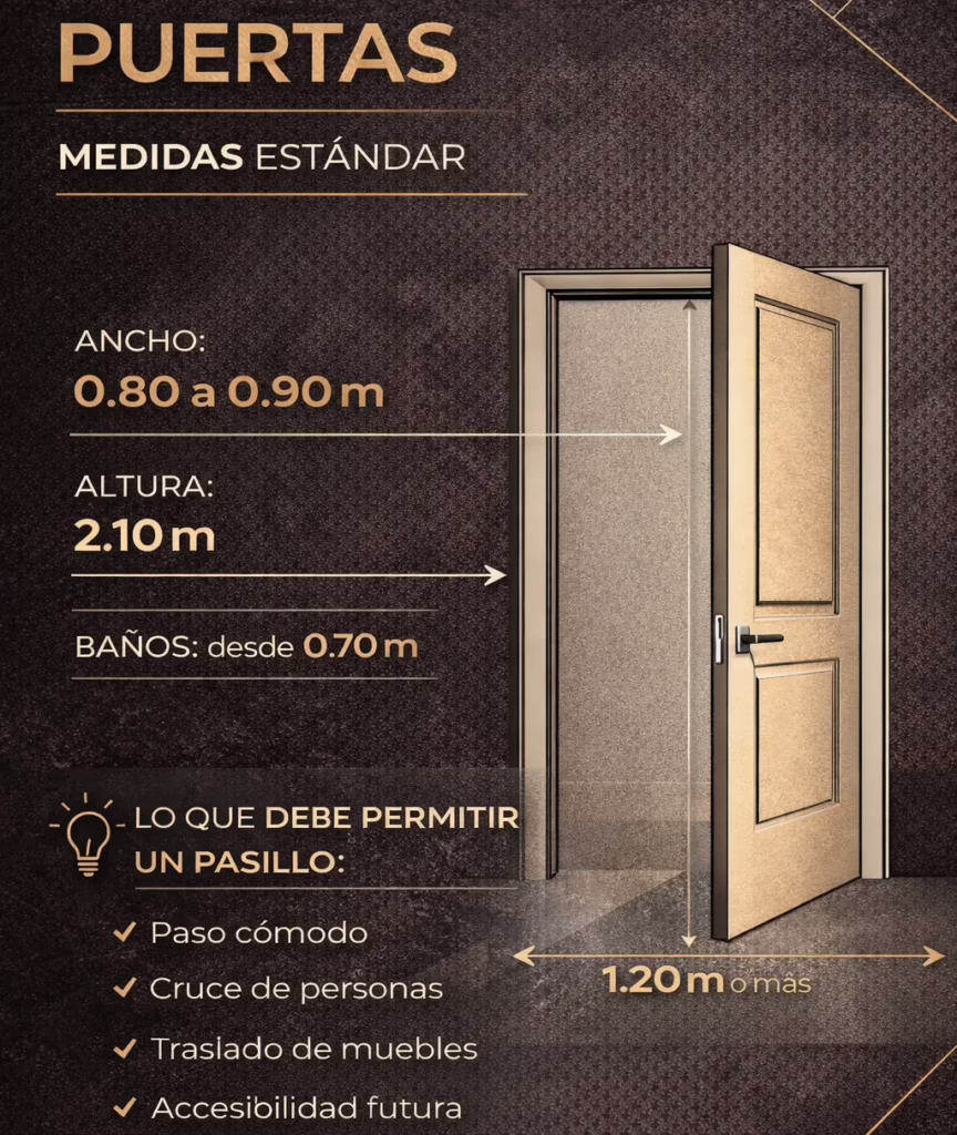 Puertas casa funcional medidas