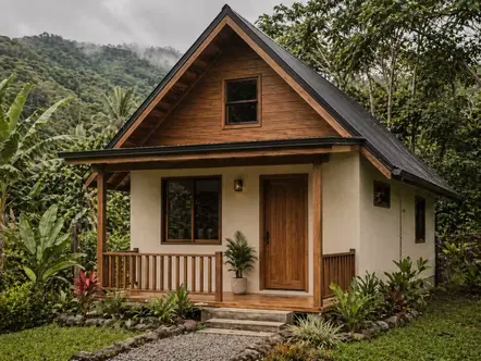 Casa tipo chalet usada como referencia de construcción